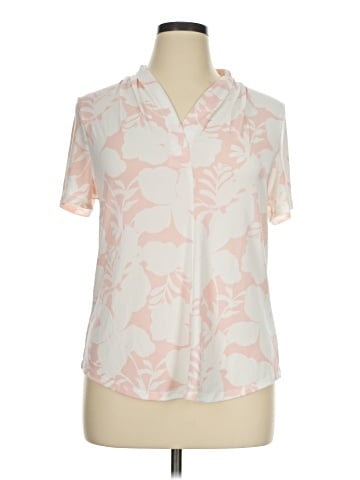 JM Collection Short Sleeve Blouse (view 1)