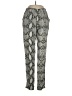 Blush 100% Polyester Animal Print Gray Casual Pants Size S - photo 1