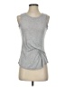 Allison Joy Gray Sleeveless T-Shirt Size XS - photo 1