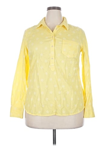 Merona Long Sleeve Polo (view 1)