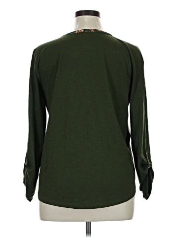 St. John's Bay Long Sleeve Blouse (view 2)