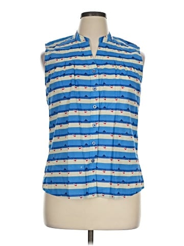 Steve Madden Sleeveless Button-Down Shirt (view 1)