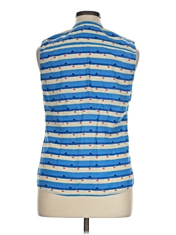 Steve Madden Sleeveless Button-Down Shirt (view 2)