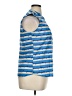 Steve Madden Blue Sleeveless Button-Down Shirt Size XL - photo 4