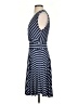 Max Studio Stripes Blue Casual Dress Size S - photo 5