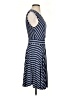 Max Studio Stripes Blue Casual Dress Size S - photo 4