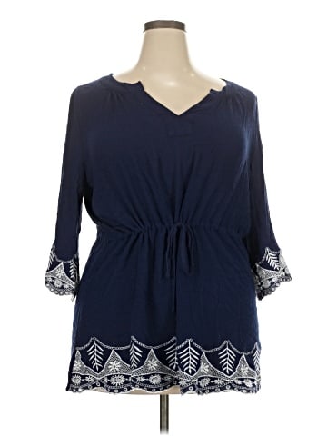 Papermoon 3/4 Sleeve Blouse (view 1)