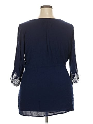 Papermoon 3/4 Sleeve Blouse (view 2)