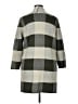 August Silk Checkered-gingham Gray Cardigan Size XL - photo 2