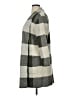 August Silk Checkered-gingham Gray Cardigan Size XL - photo 5