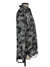The Kooples 100% Polyester Print Silver Long Sleeve Blouse Size Lg (3) - photo 4