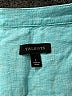 Talbots 100% Linen Teal Long Sleeve Blouse Size L - photo 7