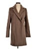 Dawn Levy Brown Wool Coat Size S - photo 1