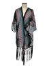 Tyche 100% Polyester Teal Kimono Size S - photo 1