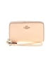 Coach Gold Leather Wristlet One size - photo 1
