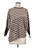 Mystree Stripes Gray Pullover Sweater Size M - photo 1