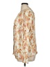 Vince. 100% Polyester Floral Damask Ivory Long Sleeve Blouse Size 1X - photo 5