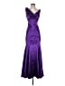 Xscape Purple Cocktail Dress Size 4 - photo 1