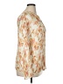 Vince. 100% Polyester Floral Damask Ivory Long Sleeve Blouse Size 1X - photo 4