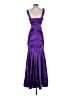 Xscape Purple Cocktail Dress Size 4 - photo 2