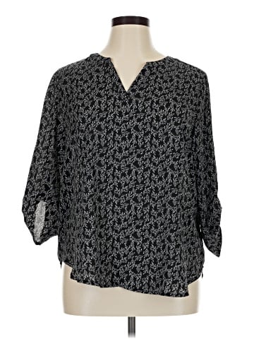 Maurices 3/4 Sleeve Blouse (view 1)