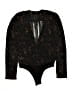 Buddy Love 100% Polyester Black Bodysuit Size S - photo 2