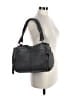 B Makowsky 100% Leather Solid Gray Leather Shoulder Bag One size - photo 2