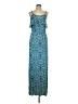 Bebe Blue Casual Dress Size L - photo 1