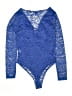 Haute Monde Blue Bodysuit Size S - photo 2