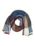 ASOS 100% Acrylic Plaid Blue Scarf One size - photo 1