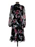 Alex Marie 100% Polyester Floral Black Cocktail Dress Size S - photo 2