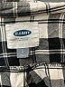 Old Navy 100% Cotton Checkered-gingham Silver Long Sleeve Button-Down Shirt Size L - photo 7