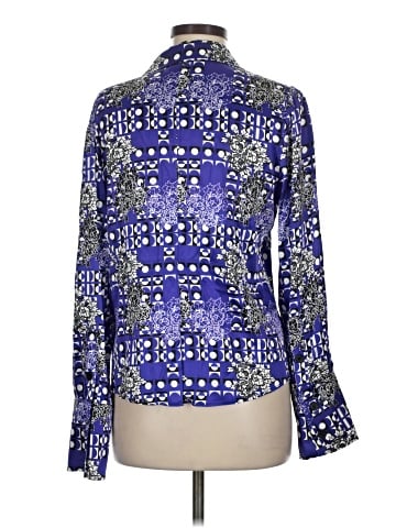 Snow Xue Gao Long Sleeve Silk Top (view 2)