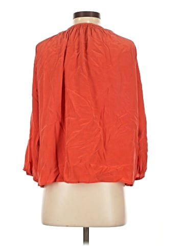Tucker 3/4 Sleeve Silk Top (view 2)