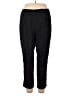 Hillard & Hanson Polka Dots Black Casual Pants Size XL - photo 1
