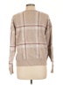 Max Studio Plaid Tan Pullover Sweater Size L - photo 2