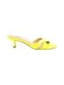 L'Agence 100% Leather Yellow Sandals Size EU 38 1/2 - photo 1