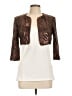 Alex Evenings Metallic Gold Jacket Size 10 - photo 1