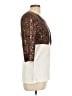 Alex Evenings Metallic Gold Jacket Size 10 - photo 4