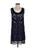 Alya 100% Polyester Stars Blue Cocktail Dress Size XS - photo 1