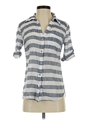 New York & Company Short Sleeve Button-Down Shirt (view 1)