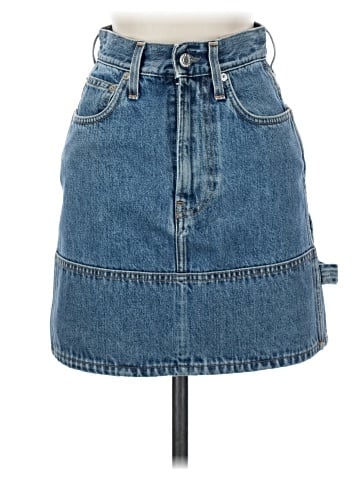 Helmut Lang Denim Skirt (view 1)