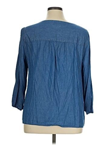 St. John's Bay 3/4 Sleeve Blouse (view 2)