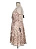 Express 100% Polyester Animal Print Tan Cocktail Dress Size M - photo 5