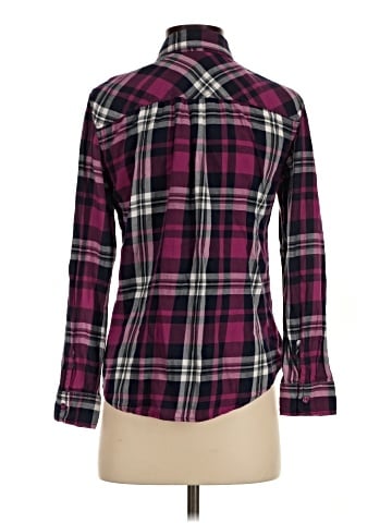 Faded Glory Long Sleeve Button-Down Shirt (view 2)