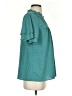 Assorted Brands 100% Polyester Teal Short Sleeve Blouse Size S - photo 4