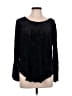Ultra Pink Black Long Sleeve Blouse Size L - photo 1