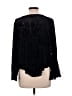 Ultra Pink Black Long Sleeve Blouse Size L - photo 2