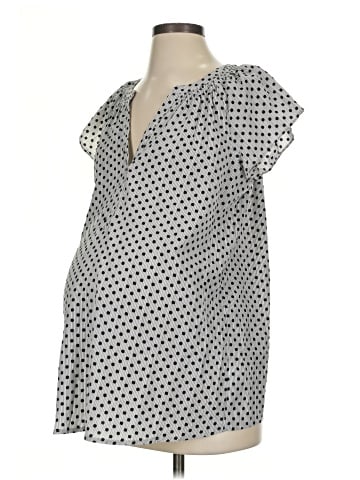 Motherhood Short Sleeve Blouse (view 1)