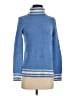 Talbots Stripes Color Block Blue Turtleneck Sweater Size XS - photo 1